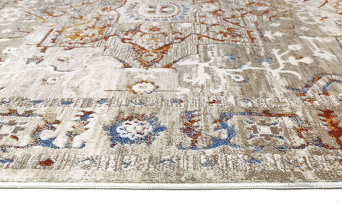 London  Medalion Beige Multi Rug - ADORE RUGS and FLOORING
